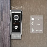 Système d'interphone vidéo IP intelligent Sudex avec Wi-Fi, sonnette filaire connectée, écran tactile HD 4,3 pouces, caméra IP66