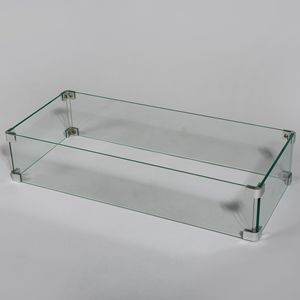 Vetro GL5101 protezione del vento per il fuoco pozzi parabrezza per le caratteristiche del fuoco all'aperto - Product Image 3