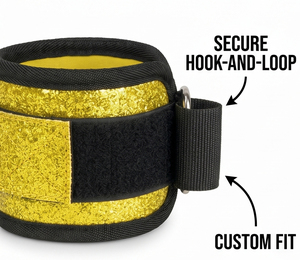 <b>Glitter</b> Ankle Straps Gym Weightlifting Ankle Strap Strap Cable Machine Leg Support <b>Trainer</b> Ankle Straps <b>Glitter</b> Unisex - Product Image 4
