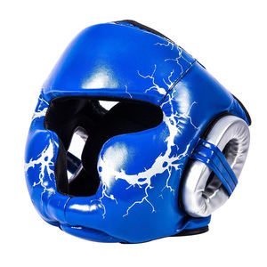 Casque de protection MMA personnalisable de qualité supérieure, casque de boxe à visière ouverte, protection contre les chocs, équipement d'entraînement pour adultes et jeunes - Product Image 1