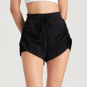 High Quality ABDULLAH APPARELS Women Formal Breathable Bow Fur Spandex/Nylon Drawstring Shorts Best Selling Hot Sale Online Sale - Product Image 2