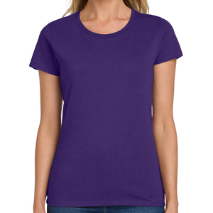 Camiseta Elástica Ajustada para Mujer, Suave y Transpirable, Manga Corta, Informal, a la Moda, con Logotipo Personalizado, Impresión OEM ODM, Ropa al por Mayor - Product Image 1