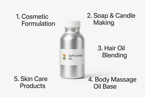 Aceite Portador de Cártamo 100% Puro para el Cuidado de la Piel, el Cabello, Cosméticos y Aromaterapia, Fabricante, Proveedor Mayorista - Product Image 4