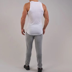 Nueva Camiseta sin Mangas Casual de Moda para Hombre, Ajustada, para Correr y Entrenar, OEM Personalizada, Camiseta de Gimnasio de Secado Rápido, Transpirable, con Insignia, Venta al por Mayor - Product Image 2