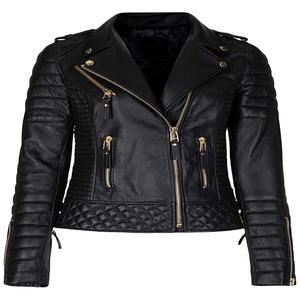 Blouson de moto en peau de mouton véritable 100% sur mesure de qualité supérieure pour femmes, écologique, coupe-vent, élégant, tendance, chauffant - Product Image 1