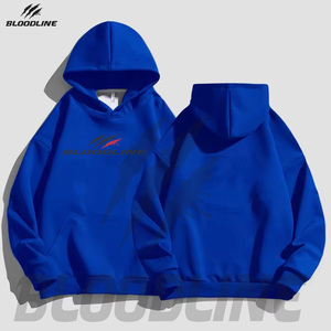 Sudadera con Capucha Unisex BLOODLINE Rosa, Logotipo Frontal, Antiarrugas, Secado Rápido, Transpirable, 100% Algodón Felpa, 370g, Corte Regular de Invierno - Product Image 2