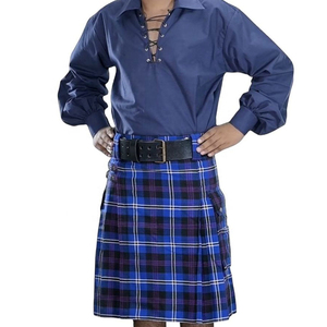 Venta al por Mayor de Kilt Escocés Personalizado, Tradicional y Moderno, con Diseño Tartán, para Hombres y Mujeres, Ropa de Moda de las Tierras Altas, con Logotipo Personalizado - Product Image 2