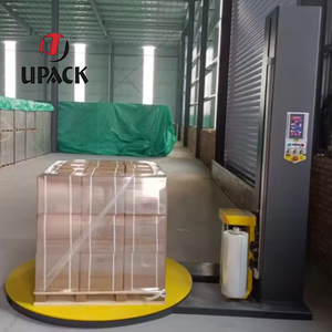 Machine d'emballage de palettes pré-étirées de type ceinture avec mouvement vertical, plateau tournant de 1700 kg pour boîtes, plateaux et palettes médicales - Product Image 6