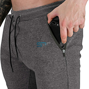 Pantalon Jagger pour homme, coupe droite, en toile légère, respirant, séchage rapide, style streetwear, 100% coton, service OEM - Product Image 1