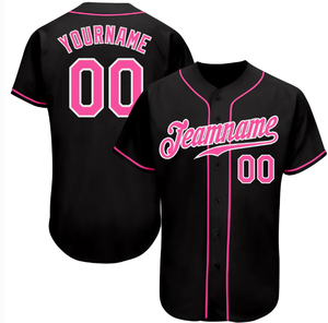 Maillot de baseball de qualité version urbaine, en maille polyester imprimée, avec logo, nom et numéro brodés, style hip-hop pour jeunes - Product Image 3
