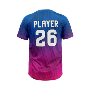 เสื้อเบสบอลแบบกำหนดเอง ชุดทีมพร้อมพิมพ์ชื่อ เบอร์ และโลโก้ - Product Image 2