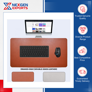 Tapis de bureau en cuir PU antidérapant et imperméable de qualité supérieure Nexgen Exports, très demandé, pour jeux vidéo, 800x400mm, durable - Product Image 2