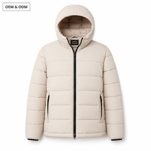 Veste matelassée à capuche pour homme et femme, veste d'hiver isolée, veste matelassée OEM ODM, étiquette privée, vente en gros de vêtements d'extérieur - Product Image 1