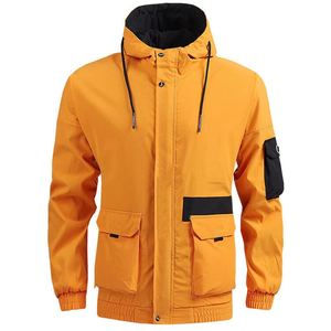 Veste coupe-vent respirante pour homme, personnalisable avec logo, nouvelle arrivée, légère et imperméable, vente en gros - Product Image 1