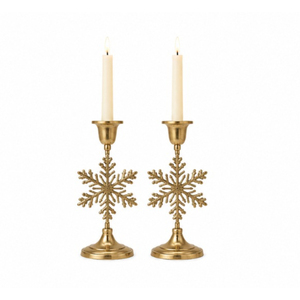Porte-bougie classique en métal argenté en forme de renne avec base en bois, support à bougie de Noël pour la décoration de bureau ou de table - Product Image 6