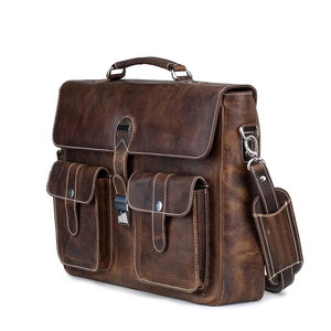 Sacs pour ordinateur portable en cuir PU imperméables, multi-poches, tendance, en vente - Product Image 5
