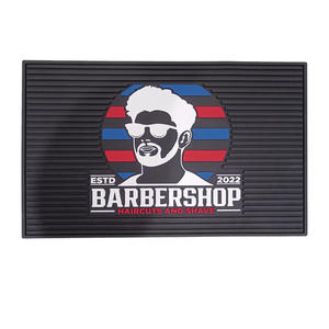 Alfombrilla Antideslizante Flexible para Barbería, Resistente al Calor, para Máquinas de Cortar Cabello, Tijeras y Salón de Belleza - Product Image 1