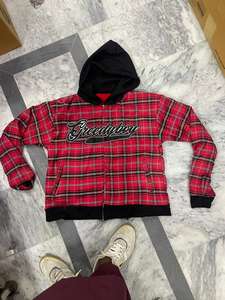 เสื้อแจ็คเก็ตฮู้ดซิปแบบกลับด้านได้ ผ้าเทอร์มอลและผ้าฟลานเนล ปักโลโก้แบบซับลิเมชั่นทั้งสองด้าน - Product Image 3