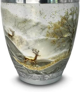 Urnas de Cremación para Adultos, Nuevo Diseño, Estilo Americano Moderno, Urnas Funerarias Conmemorativas para Cenizas - Product Image 6