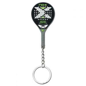 Llavero de raqueta de tenis/pádel de PVC blando 3D/2D con relieve y grabado, regalo promocional, llavero de silicona. - Product Image 4