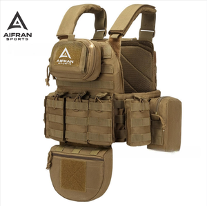 Chaleco Táctico Modular Aifran Sports para Exteriores, Portaplacas Ajustable con Sistema de Liberación Rápida - Product Image 2