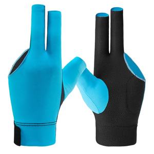 Breathable 3 Finger Snooker Gloves For Pool Billiards Cue Sports With Adjustable Wrist Fit Lightweight Polyester Snooker Gloves - Product Image 3
