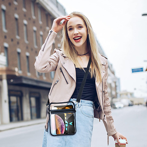 Sac fourre-tout en PVC transparent personnalisé avec logo, approuvé pour les stades, pour hommes et femmes, prix de gros pour les écoles secondaires – Vente chaude - Product Image 4