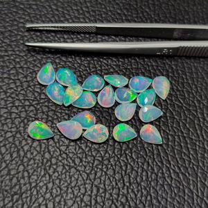 6x8mm naturel éthiopien opale multi feu couleur jouer à facettes forme de poire AAA qualité en gros pierre précieuse parfaite pour les bijoux fins - Product Image 2