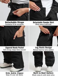 Pantalones de Esquí Impermeables con Camuflaje y Chaqueta de Nieve, Traje Deportivo de Invierno para Snowboard al Aire Libre, Venta al Por Mayor - Product Image 5