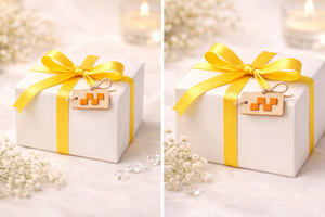 Cinta de Satén de Poliéster de Primera Calidad, Resistente a la Contracción, Tejida, de 6 mm, Amarilla, de Doble Cara, 100% Poliéster, para Manualidades y Regalos - Product Image 4