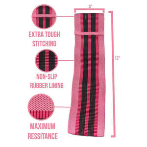 Juego de Bandas de Resistencia Delgadas y Ajustables para Ejercicios de Piernas, Forro de Goma Antideslizante, Bandas de Ejercicio Extra Resistentes - Product Image 3