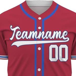 Maillot de baseball pour homme tendance, entièrement personnalisé, léger, facile à porter, respirant, avec des matériaux durables - Product Image 6