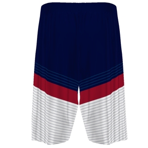 Completo da Basket Senza Maniche per Uomo, Maglia da Allenamento Traspirante ad Asciugatura Rapida, Uniforme Sportiva di Squadra Blu e Bianca - Product Image 3