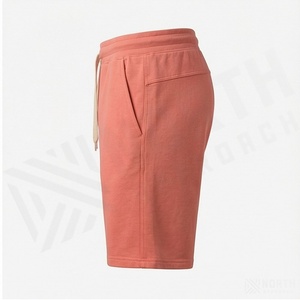 Pantalones Cortos Deportivos Casuales Personalizados de Alta Calidad 2025, de Algodón, por Encima de la Rodilla, para Hombre, Lisos, con Cordón Ajustable, Color Personalizado, Servicio OEM - Product Image 3