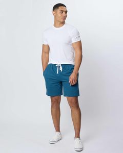 Shorts Bermuda en Coton pour Homme, Couleur Unie, Taille à Cordon, Décontractés, Respirants, Tissu Tricoté, Taille Moyenne, Lot de 3 - Product Image 3
