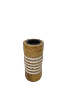 Modern Handcrafted Natural Wood Tapered Candle Stand Set Home Wedding Table Decor - Product Image 2