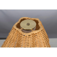 Lampe suspendue en rotin artisanale, élégante, pour salle à manger, café, lampe suspendue naturelle pour décoration intérieure
