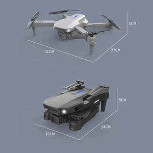 Drones pliables E88 Pro RC pour débutants, mini drone de poche WIFI FPV avec caméra HD grand angle 4K et 1080P pour débutants - Product Image 1