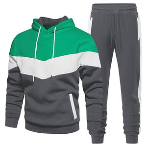 Conjunto Deportivo de Algodón para Hombre, Sudadera con Capucha y Pantalones Deportivos, Ropa Informal para Gimnasio, Correr, Uso Diario - Product Image 2