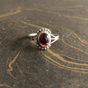 Dainty <b>Garnet</b> Fashion <b>Ring</b> 3.2 Grams Weight - Product Image 1