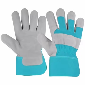 Gants de sécurité industriels en cuir de vachette pleine fleur, certifiés CE, anti-coupure et résistants à la chaleur, pour usage quotidien des ouvriers - Product Image 3