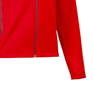 Veste en polaire rouge pour homme, fermeture éclair intégrale, col montant, coupe ajustée, coupe-vent, polyester, pour l'automne - Product Image 5