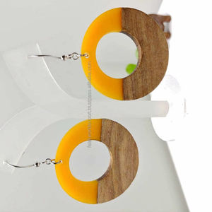 คุณภาพที่ดีที่สุดวินเทจหลายสีที่กำหนดเองทำต่างหูเรซิ่นเครื่องประดับแฟชั่นยอดนิยมสำหรับงานแต่งงาน - Product Image 1