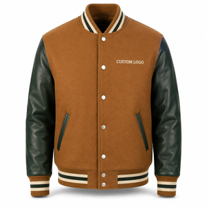 Blouson universitaire vintage personnalisé pour homme, broderie personnalisée du nom sur le devant, service OEM, respirant pour l'hiver - Product Image 1