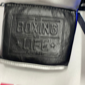 Guantes de Boxeo Personalizados de Cuero Vacuno Auténtico Azul Plateado, Sin Boxeo No Hay Vida, Para Entrenamiento y Sparring, Para Hombre, Más Vendidos - Product Image 4