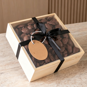 Customized Wedding Transparent Nut Chocolate <b>Sweet</b> Candy Storage Ribbon Gift Boxes Acrylic Luxury Packaging Wooden Chocolate <b>Box</b> - Product Image 2
