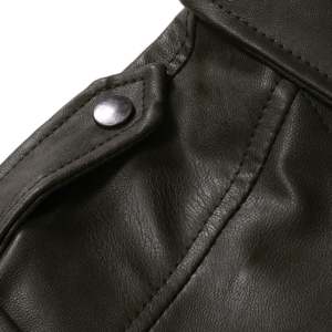 New Casual Vintage Leather <b>Jacket</b> Men Winter High Quality Quick Dry Breathable Front Logo Men's Leather <b>Jacket</b> - Product Image 4
