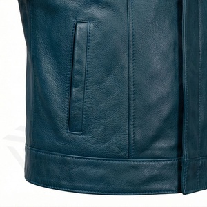 Chaqueta de Motociclista de Cuero Genuino para Hombre de la Mejor Calidad, Nueva Colección de Invierno, Chaquetas de Motocicleta con Protecciones Desmontables Personalizadas - Product Image 5