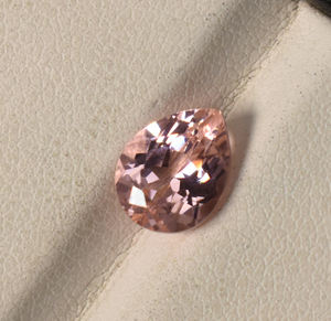 ลูกแพร์มอร์แกไนท์ลูกพีชอัญมณีสอบเทียบขนาด10X7มม. 12X9มม. 14X10มม. 16X12มม. เครื่องประดับอัญมณีอัญมณีหลวมจากห้องทดลอง - Product Image 1