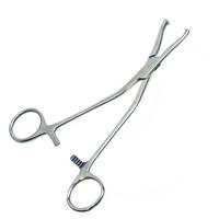 Pince à os Dingman 19 cm à mâchoires angulaires dentelées, instrument orthopédique, forceps chirurgical Zelmi